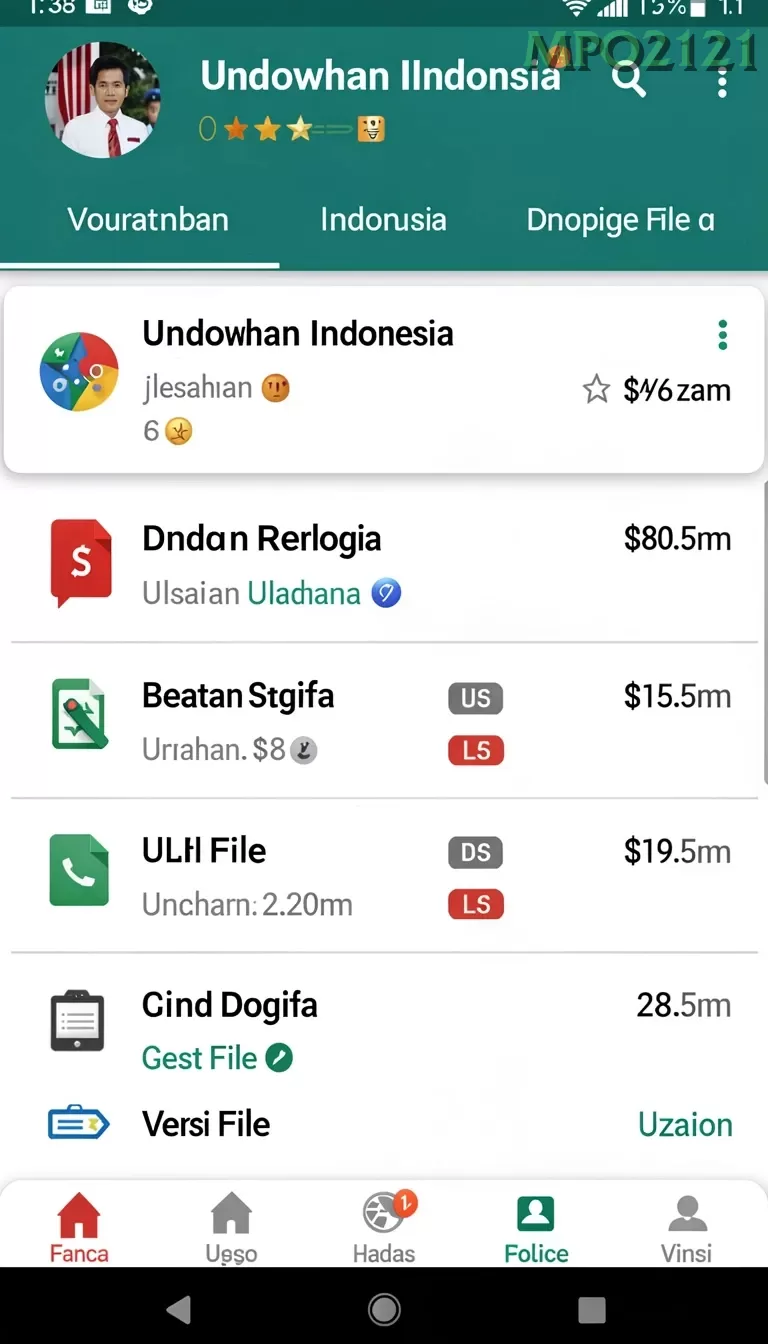 Cuplikan layar KATSU5 — pengaturan akun