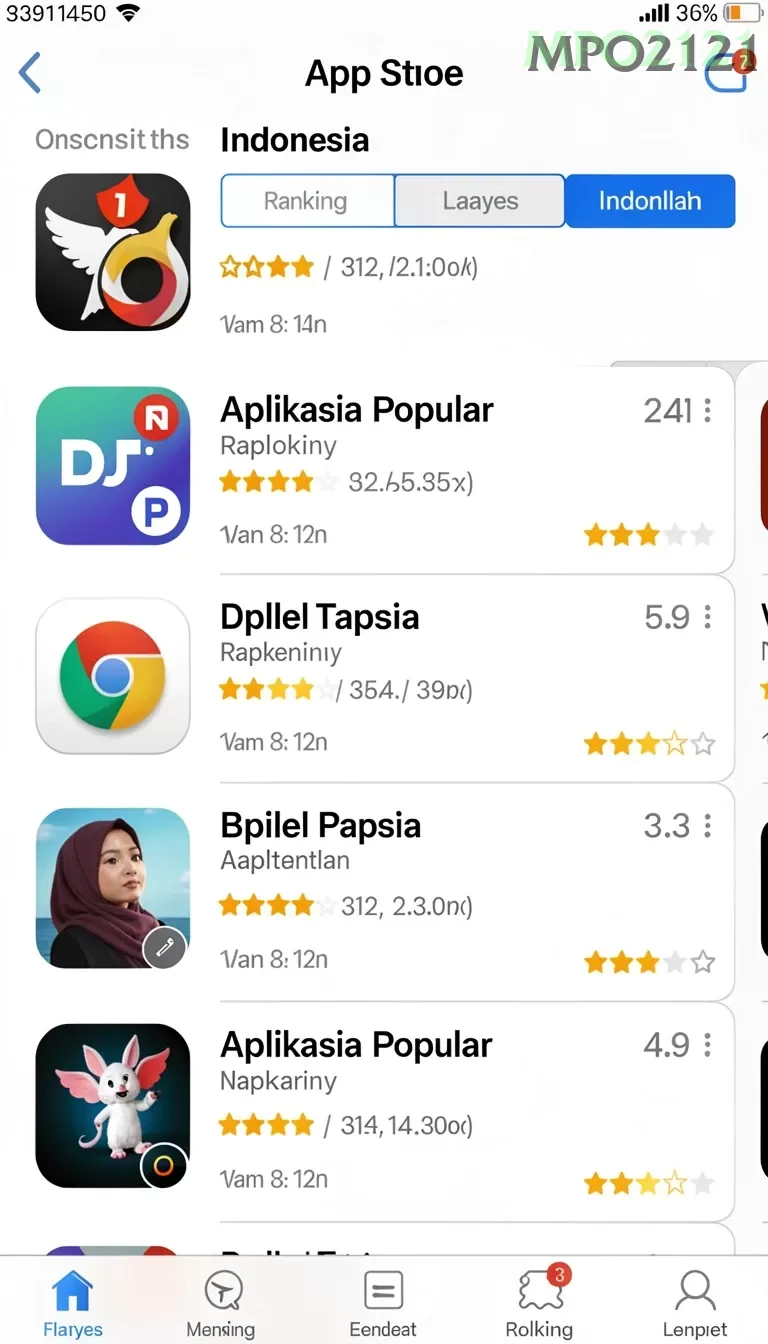 Cuplikan layar AJOTOTO — halaman utama